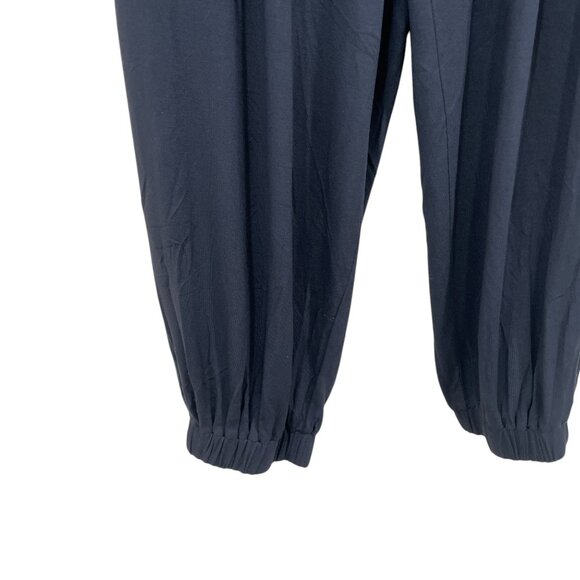 Peruvian Connection Jogger Pants Women L Casual Black Pockets Viscose Blend - Picture 9 of 9